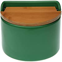 VERSA 21490012 Salero Verde Tapa Bambú- No Aplica